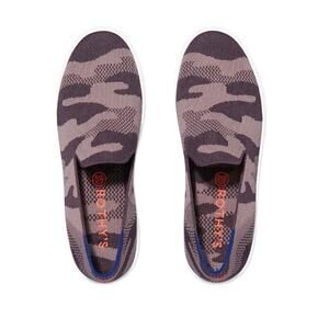 New! Rothy's Taupe Camo Slip On Sneakers (Retired Color) - Size 8.5